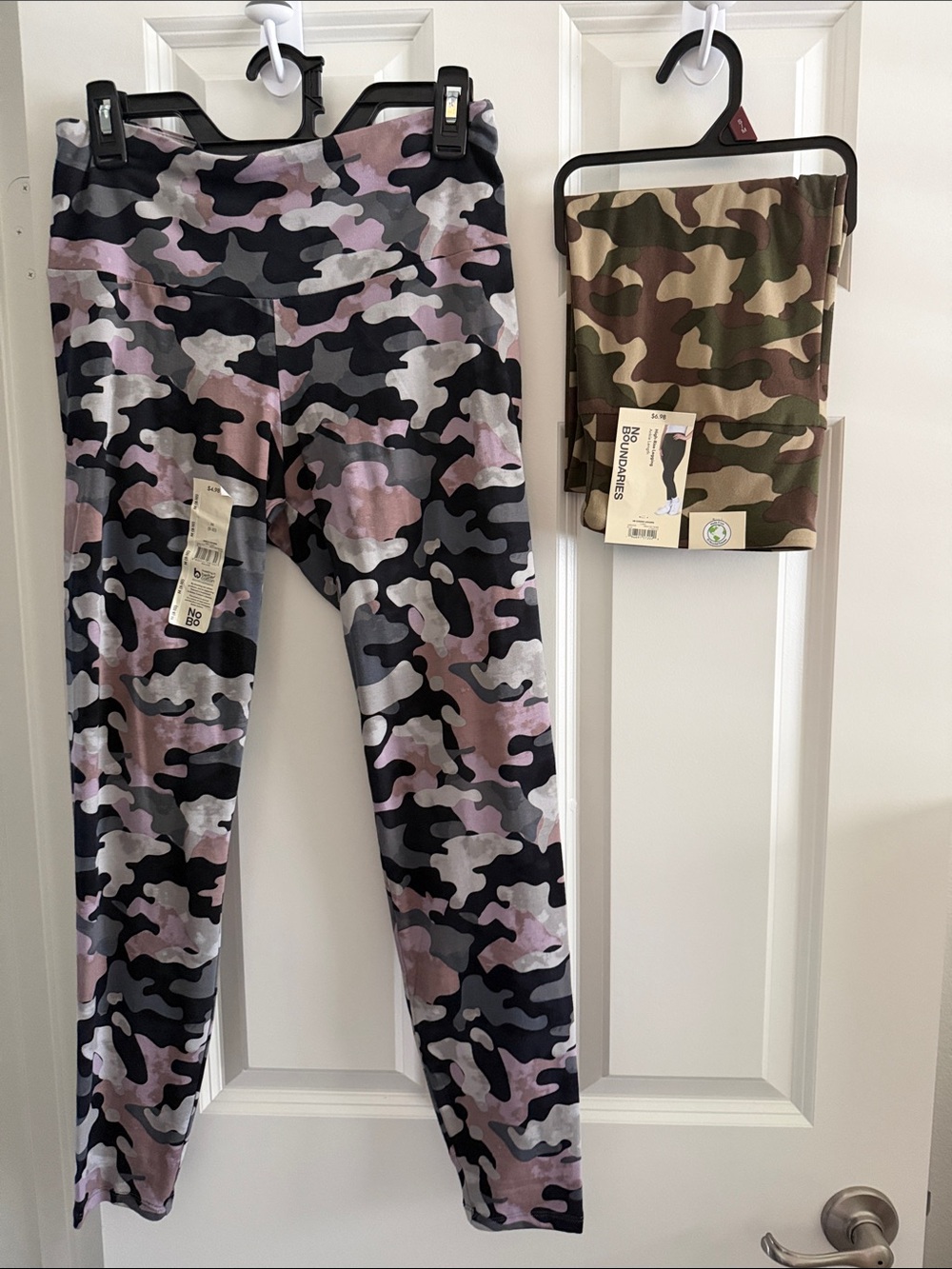 No Boundaries 2 pairs Camo Leggings.